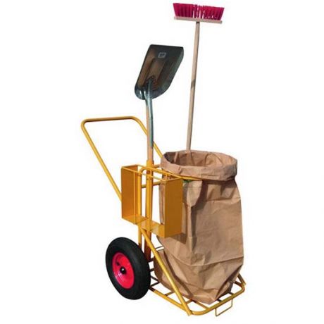 Chariot de nettoyage multifonctionnel, support de rangement for outils de  nettoyage, support de balai mobile monté au sol, for organisateur de garage  de jardin, cuisine commerciale ( Color : Without W 
