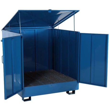 Armoire stockage de fûts fermée (version 4 fûts)