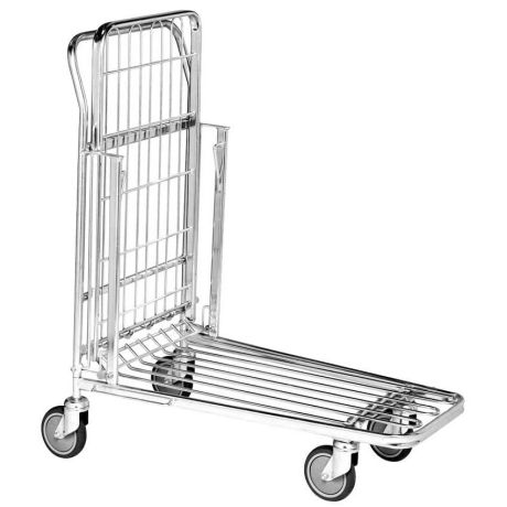 Chariot à plateau rabattable (Vue plateau replié)