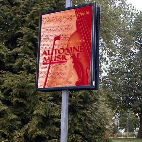 Panneau porte-affiche Vendôme