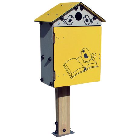 Boîte à livres en Bois - Direct Signalétique