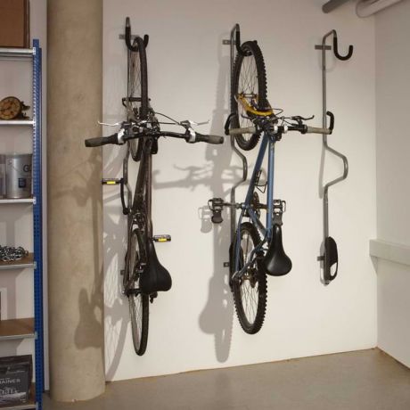 Support à vélo, pour 5 vélos, montage au sol et au mur, support de