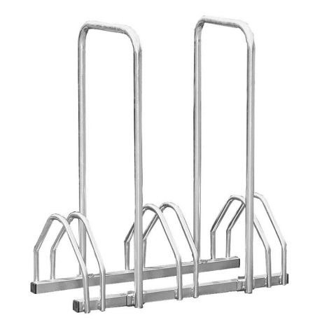 Rack range 3 vélos avec arceaux antivol