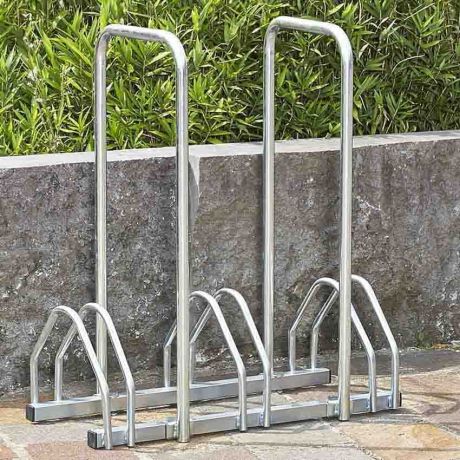 Support vélos avec arceaux antivol 3 places