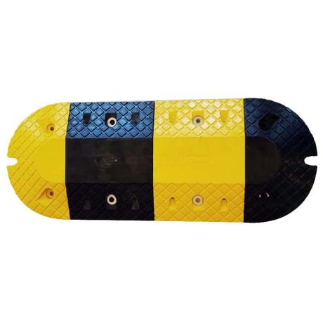 Ralentisseur caoutchouc noir jaune