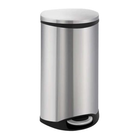 Poubelle à pédale inox 30L