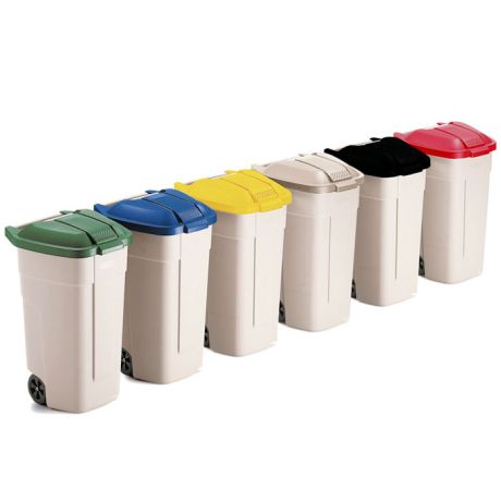 Collecteur sur roues 100L Rubbermaid