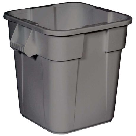 Collecteur carré Brute - Gris - 106L