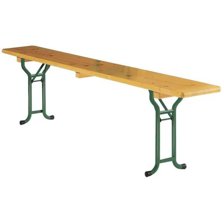 Banc Brasserie en Bois 4 personnes (TABLE NON COMPRISE) - Chaise pliante et  empilable - Banc et tabouret