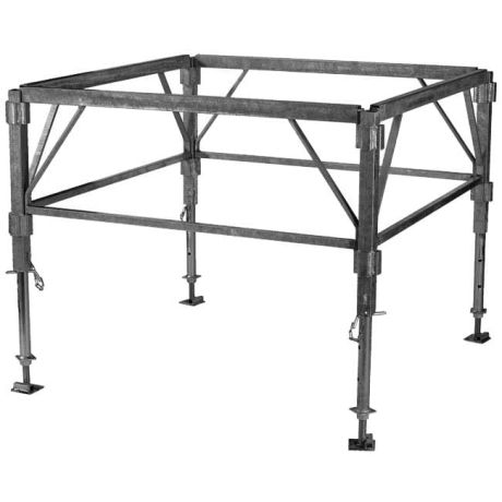 Structure podium modulaire extérieur