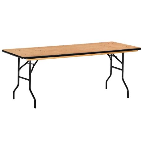 Table pliante en bois pour collectivités