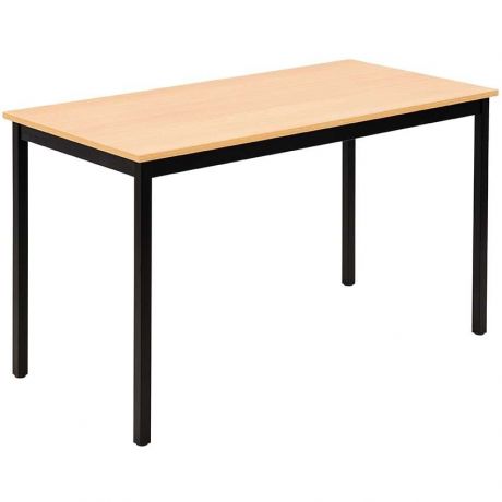 Table de réunion Rectangulaire - 140 x 70 cm - Pieds aluminium