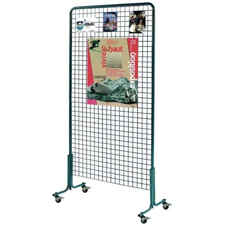 Grille d'exposition + Kit roulettes