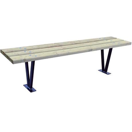 Banquette acier & bois autoclave Bruges