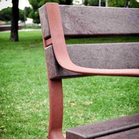 Banc plastique recyclé Le Puy