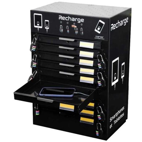 Armoire Chargebox pour 10 appareils tablettes ou smartphones
