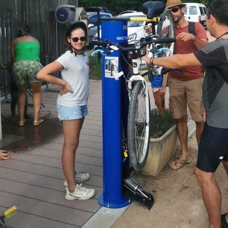 Station entretien vélos
