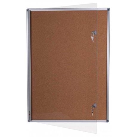 Vitrine intérieure extra-plate fond liège Phoenix