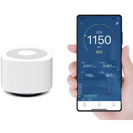 Mini moniteur de qualité de l'air et température