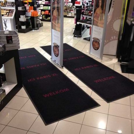 Tapis d'entrée Logo - Exemple de réalisation 