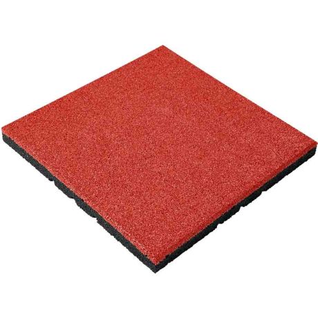 Dalle Toping EPDM - Epaisseur 43 mm - Rouge
