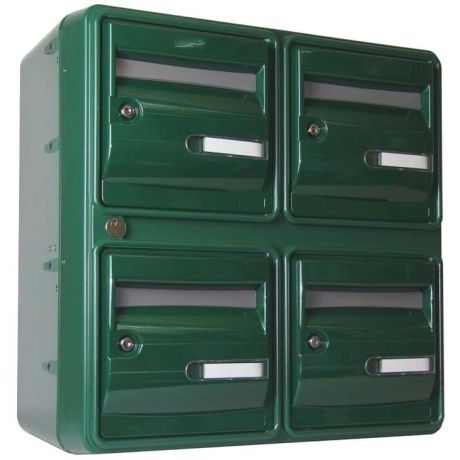 Bloc BAL Océan 2 colonnes X 2 cases (B4) - Vert mousse RAL 6005