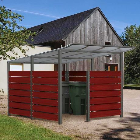 Abri Modulaire pour Conteneurs à Déchets Abri Modulaire pour Conteneurs à Déchets