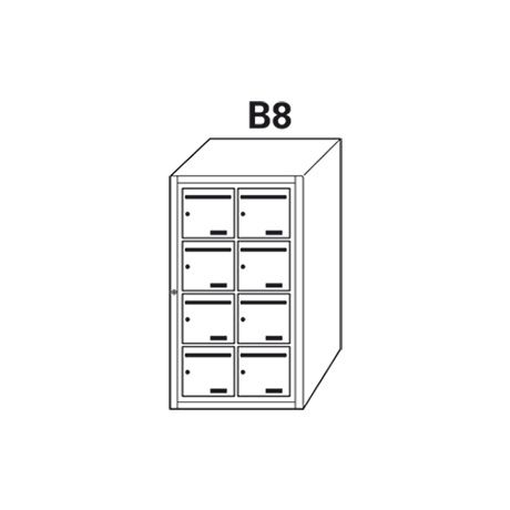 Bloc BAL Trocadero - 2 colonnes X 4 cases (B8)