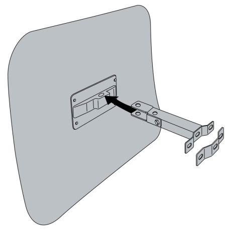 Schéma fixation miroir surveillance grand format