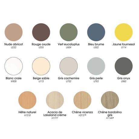 Coloris disponible - Panneau