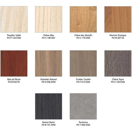 Nuancier - Coloris disponibles
