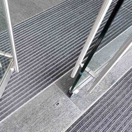 Tapis entrée structure aluminium