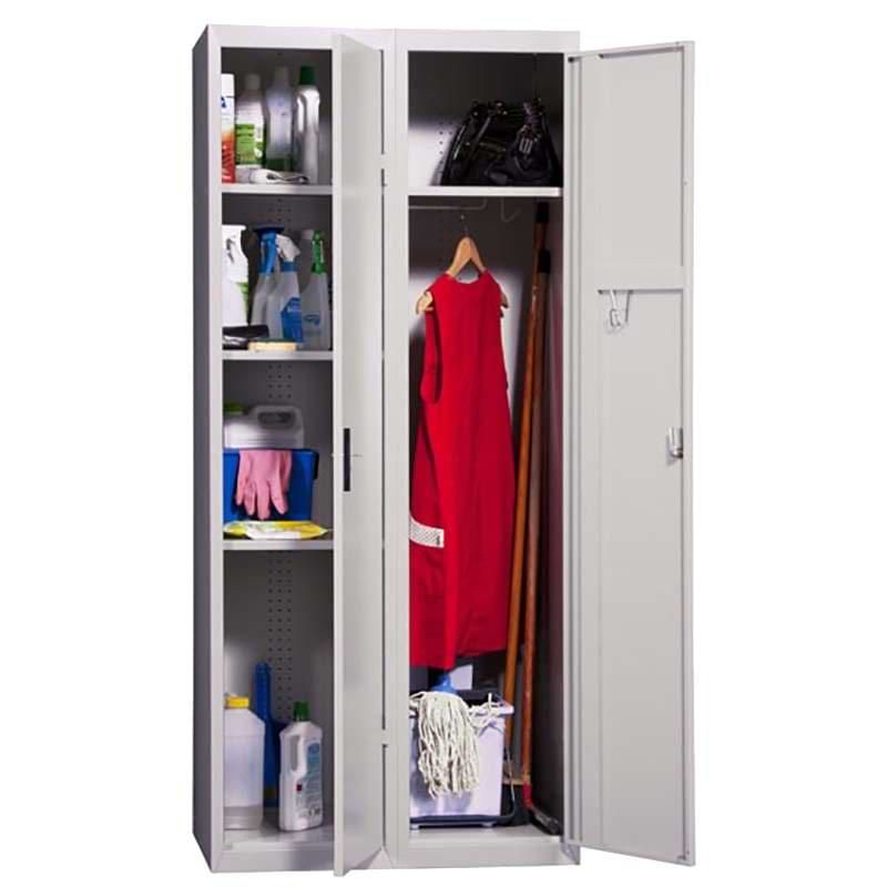 Armoire En Métal Vintage Avec étagère - Style Ancien, Haute Qualité
