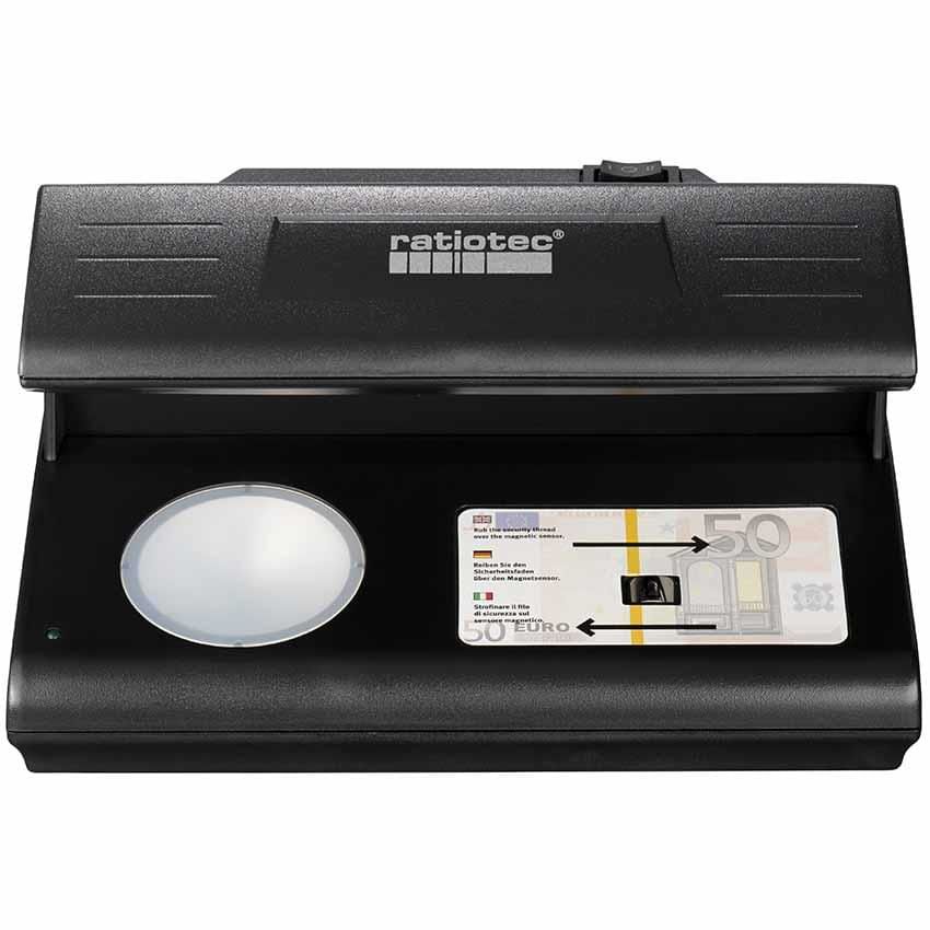 Détecteur Faux Billets Lampe UV 4W - Vérificateur Billets Et Documents 170x110x110mm