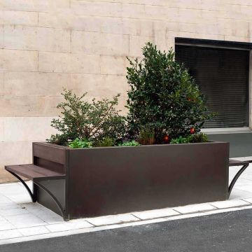 Jardinière de ville sans fond