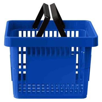 Panier magasin 13L - 2 anses - Rose