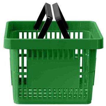 Panier magasin 13L - 2 anses - Rose