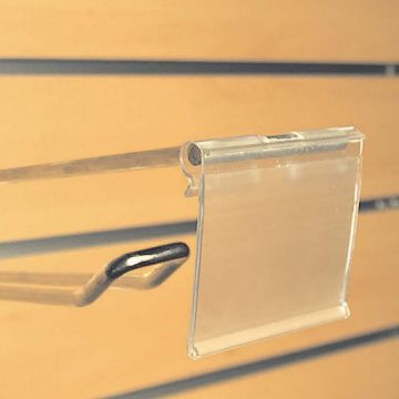1 Porte-étiquette PVC transparent Adhésif - 1m x 40mm