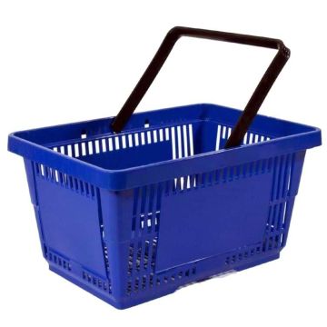 Panier magasin 28 litres 1 anse - Noir