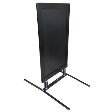 Panneau trottoir sur pieds ressorts - Cadre chêne