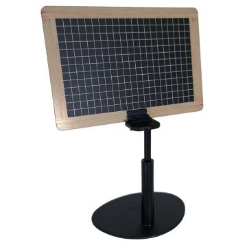 Pied porte-étiquette inclinable noir Pied porte-étiquette inclinable noir