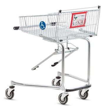 Chariot magasin pour fauteuil roulant