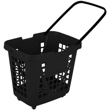 Panier sur roulettes 80 litres - Bleu