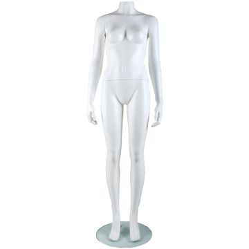 Mannequin vitrine blanc - face