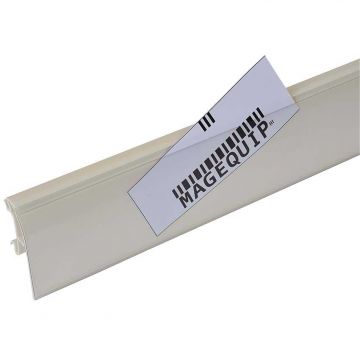 Porte-étiquette basculant clipsable HMY - Blanc RAL 9001