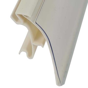 Porte-étiquette basculant clipsable HMY - Blanc RAL 9001