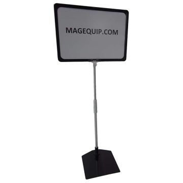 Cadre PLV sur pied réglable en hauteur - Cadre rouge