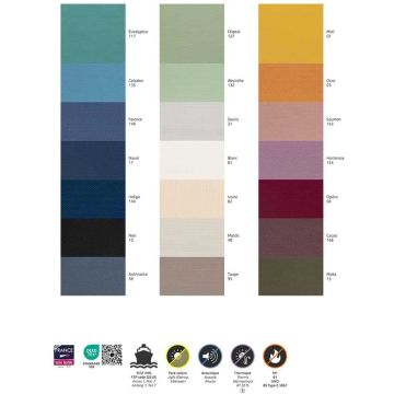 Tissu non feu pour hébergement Corte