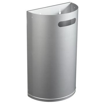 Poubelle sanitaire murale inox