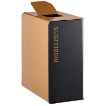 Poubelle pour biodéchets - Porte blanc